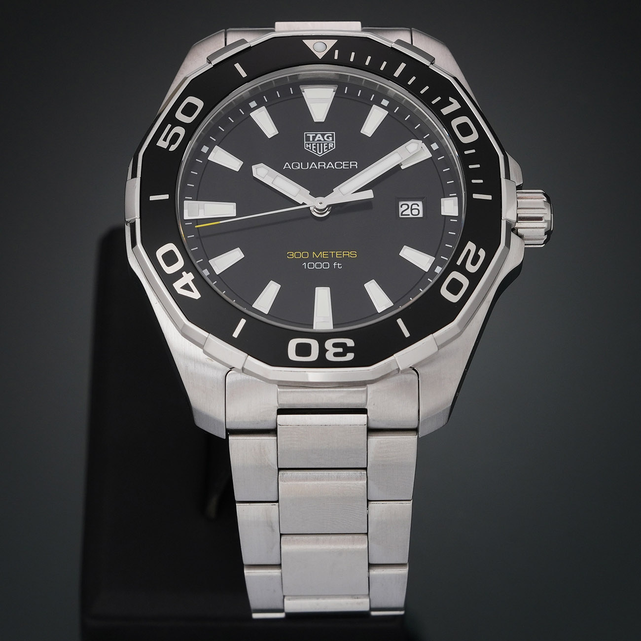 TAG HEUER(USED)태그호이어 아쿠아레이서 43 스틸 쿼츠 WAY101A